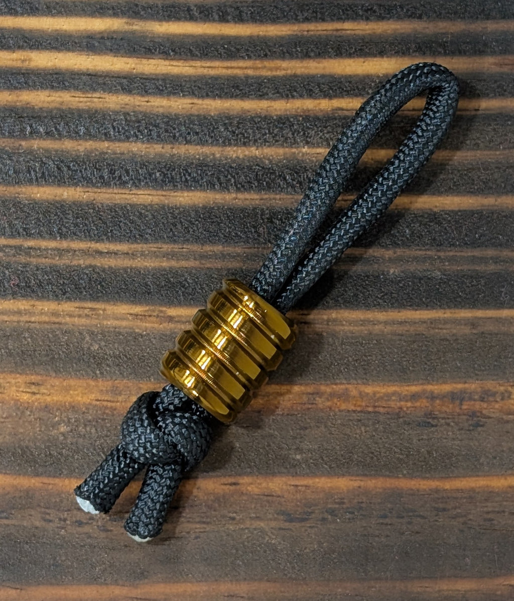 Thread Pattern Titanium Paracord Bead