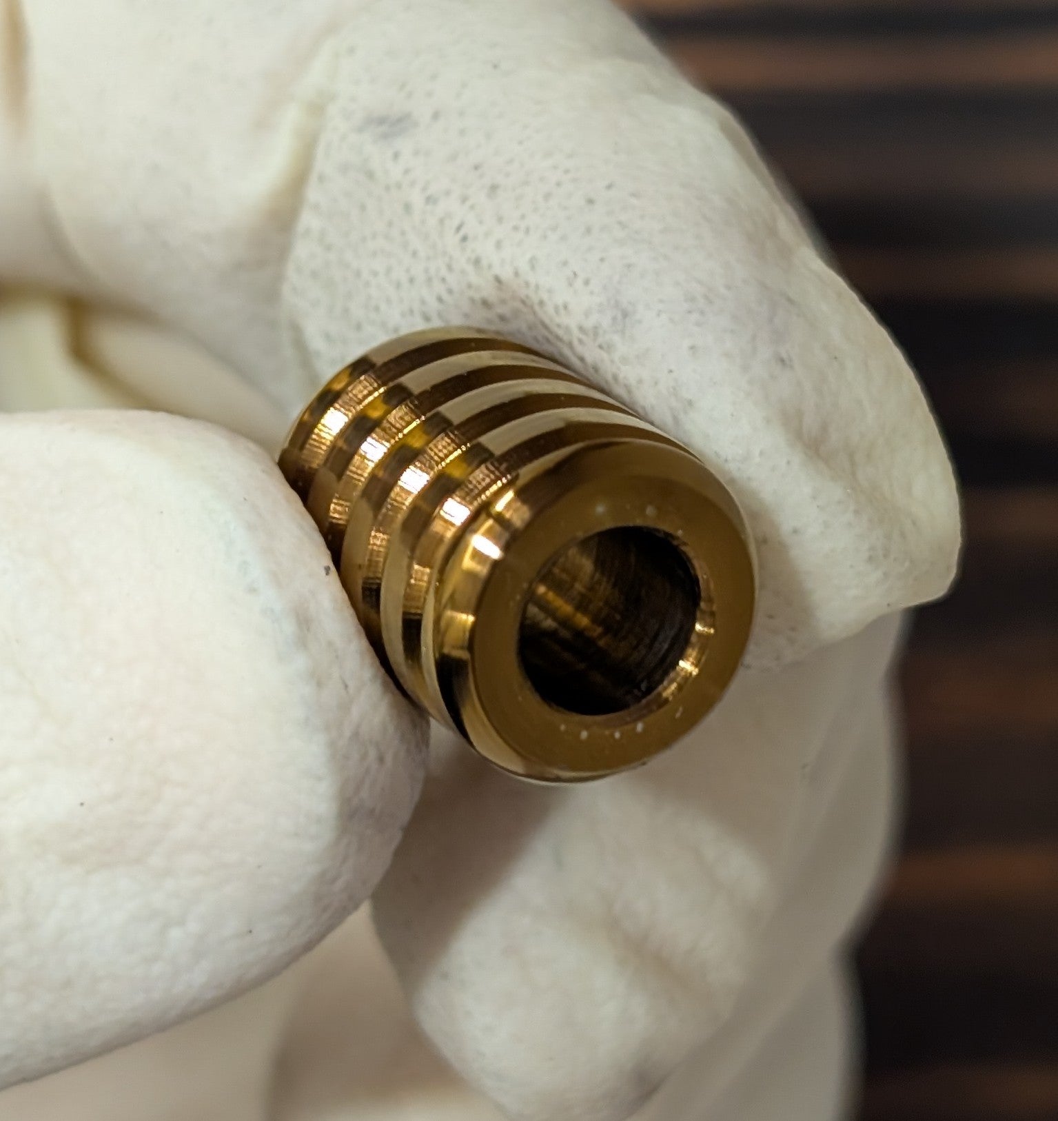 Thread Pattern Titanium Paracord Bead