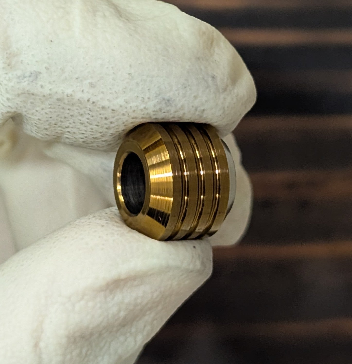 Triple Stripe AXIS Titanium Paracord Bead