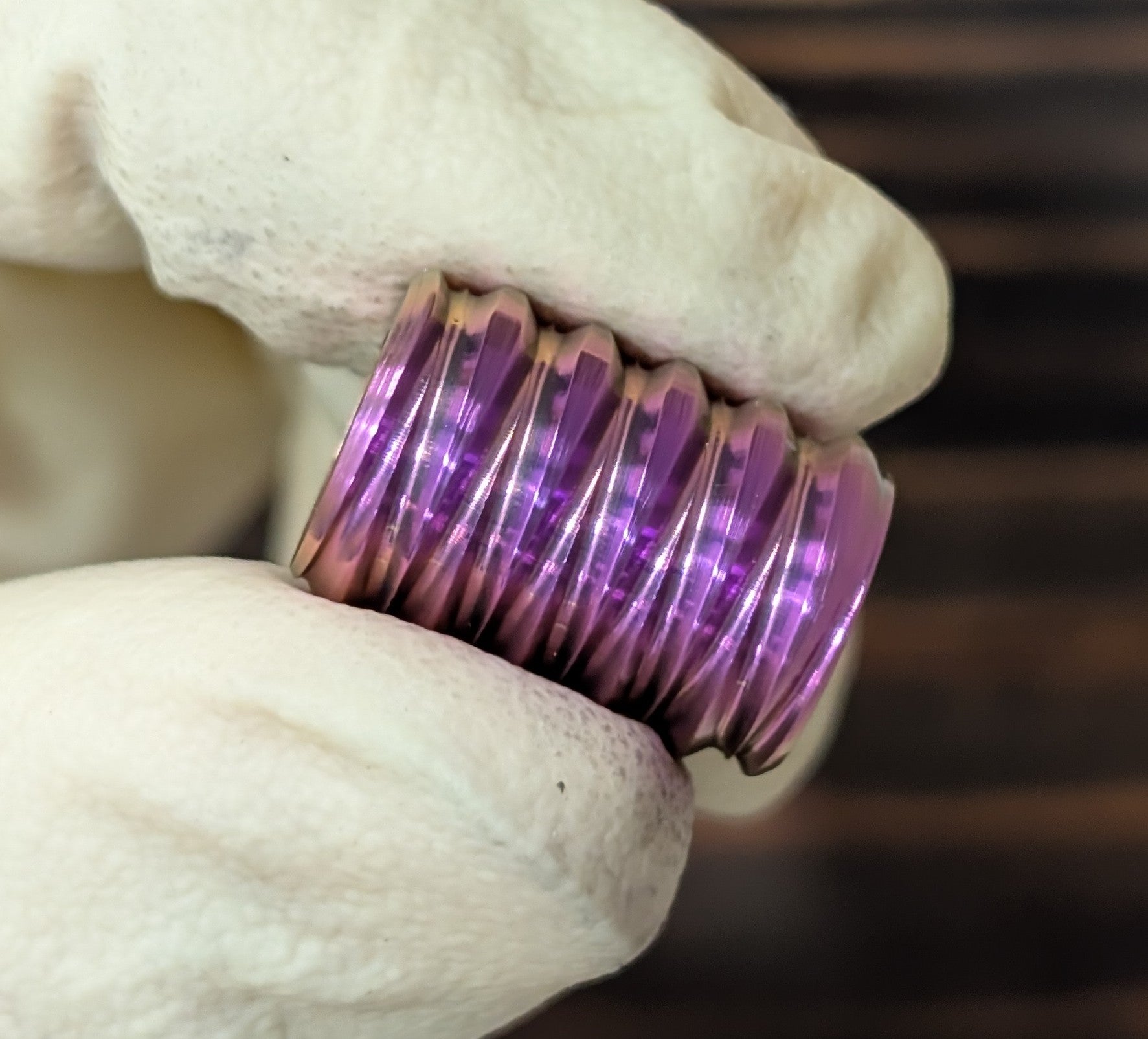 Cross-Thread Titanium Paracord Bead