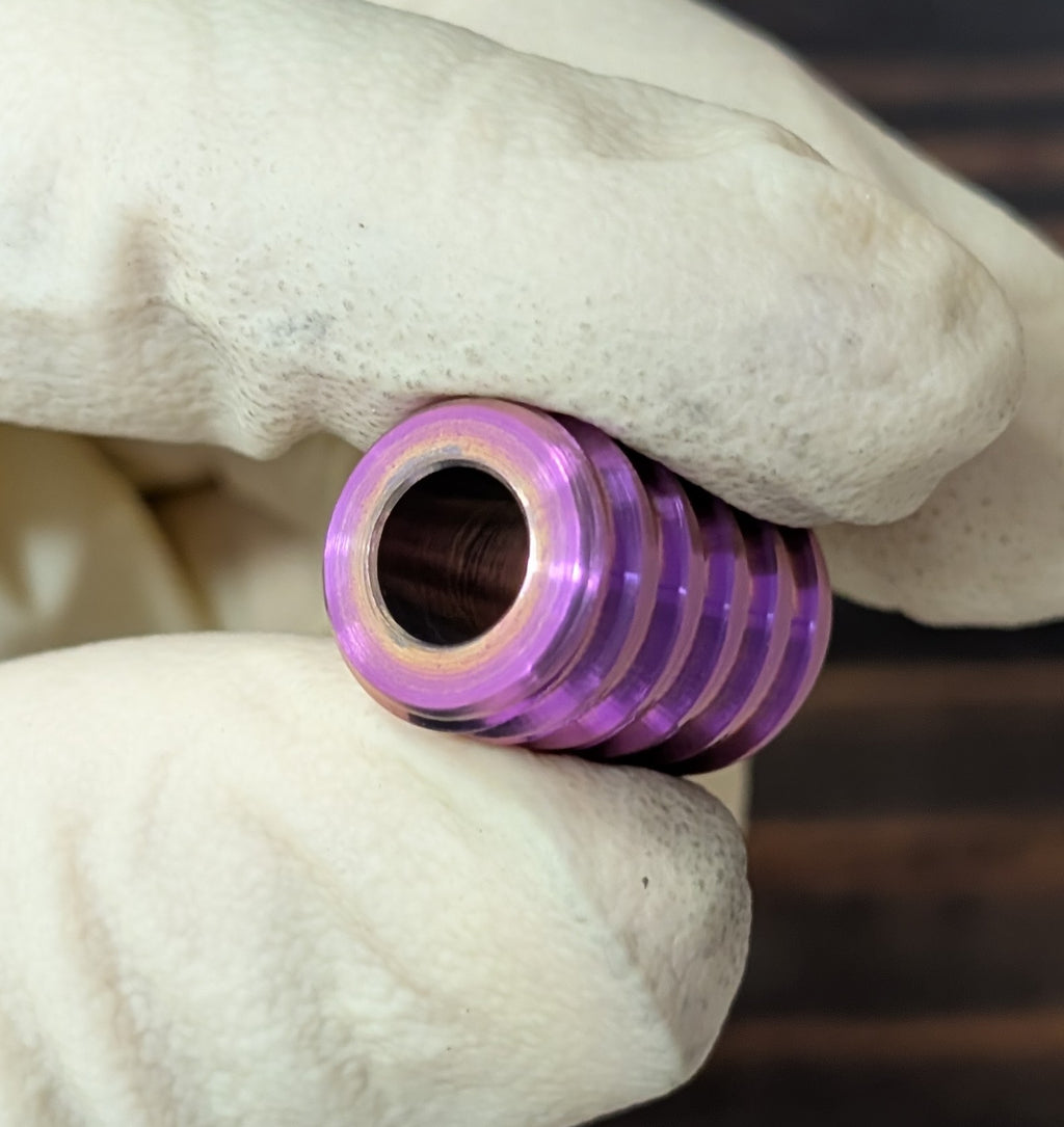 Cross-Thread Titanium Paracord Bead