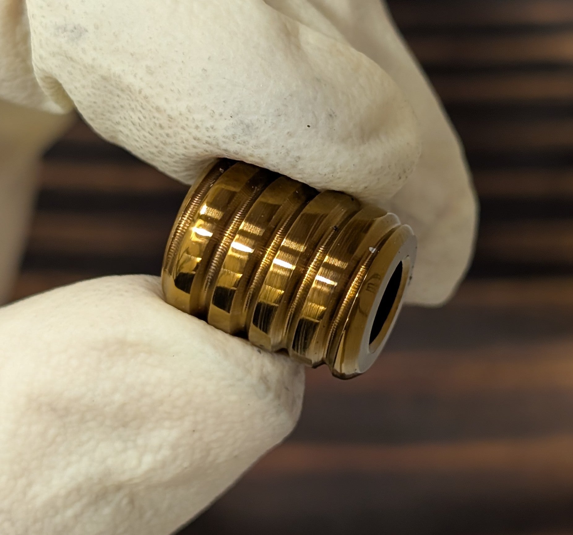 Thread Pattern Titanium Paracord Bead