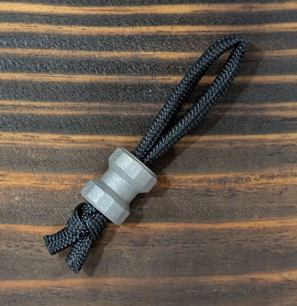 Hex Bowtie Titanium Paracord Bead