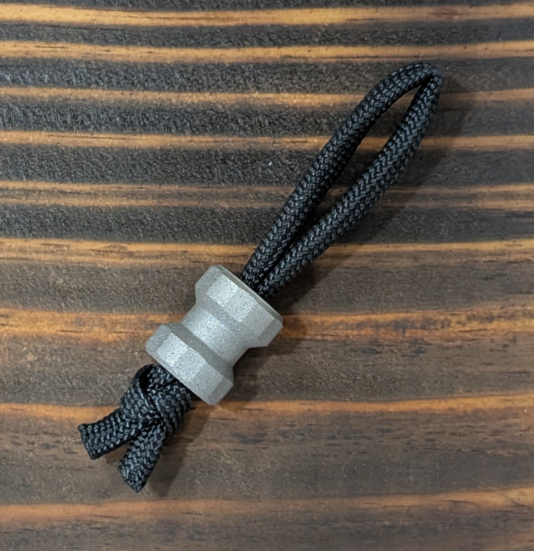 Hex Bowtie Titanium Paracord Bead