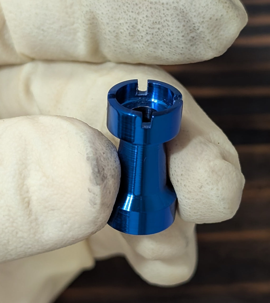 Chess Rook Titanium Paracord Bead