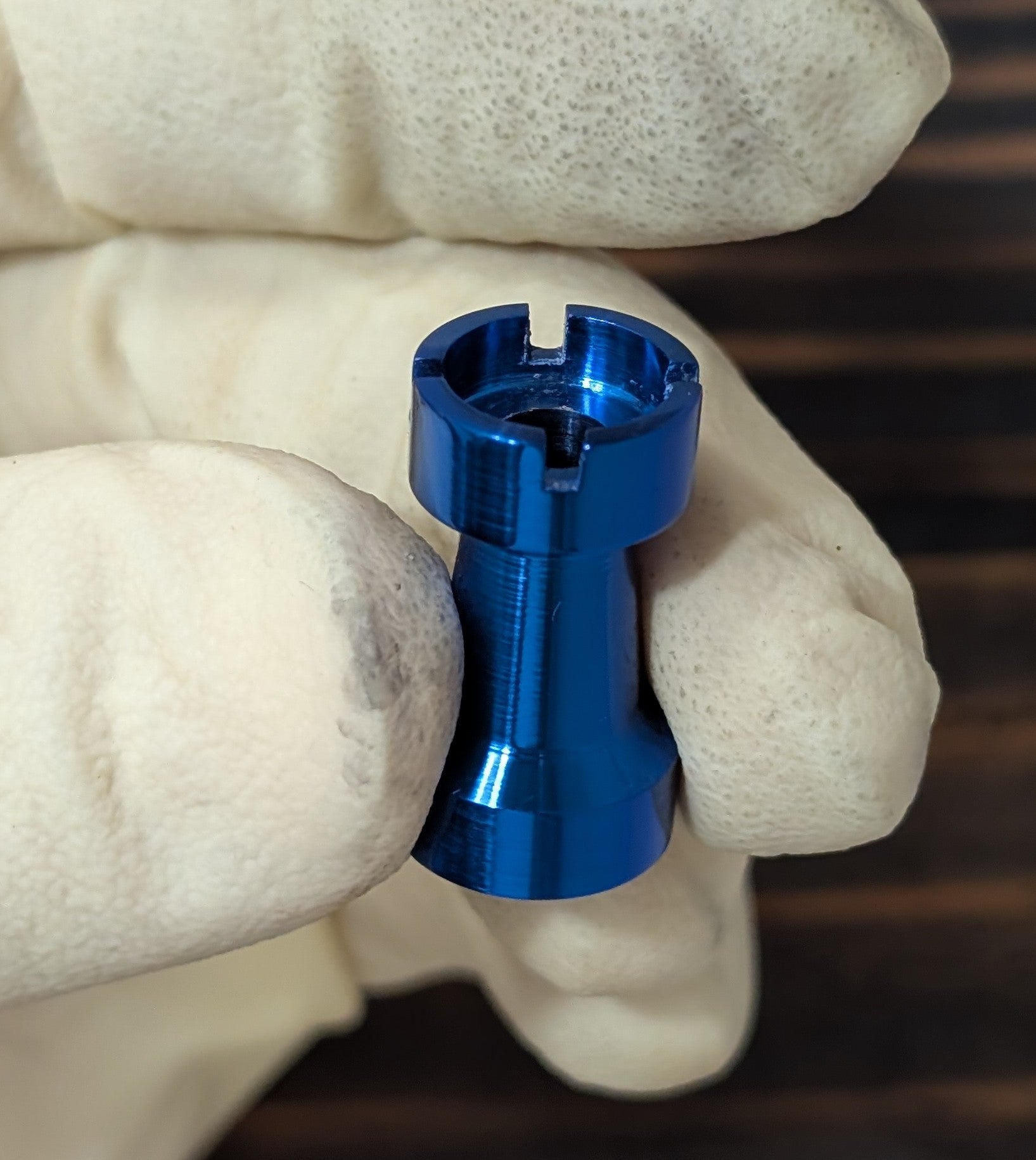 Chess Rook Titanium Paracord Bead