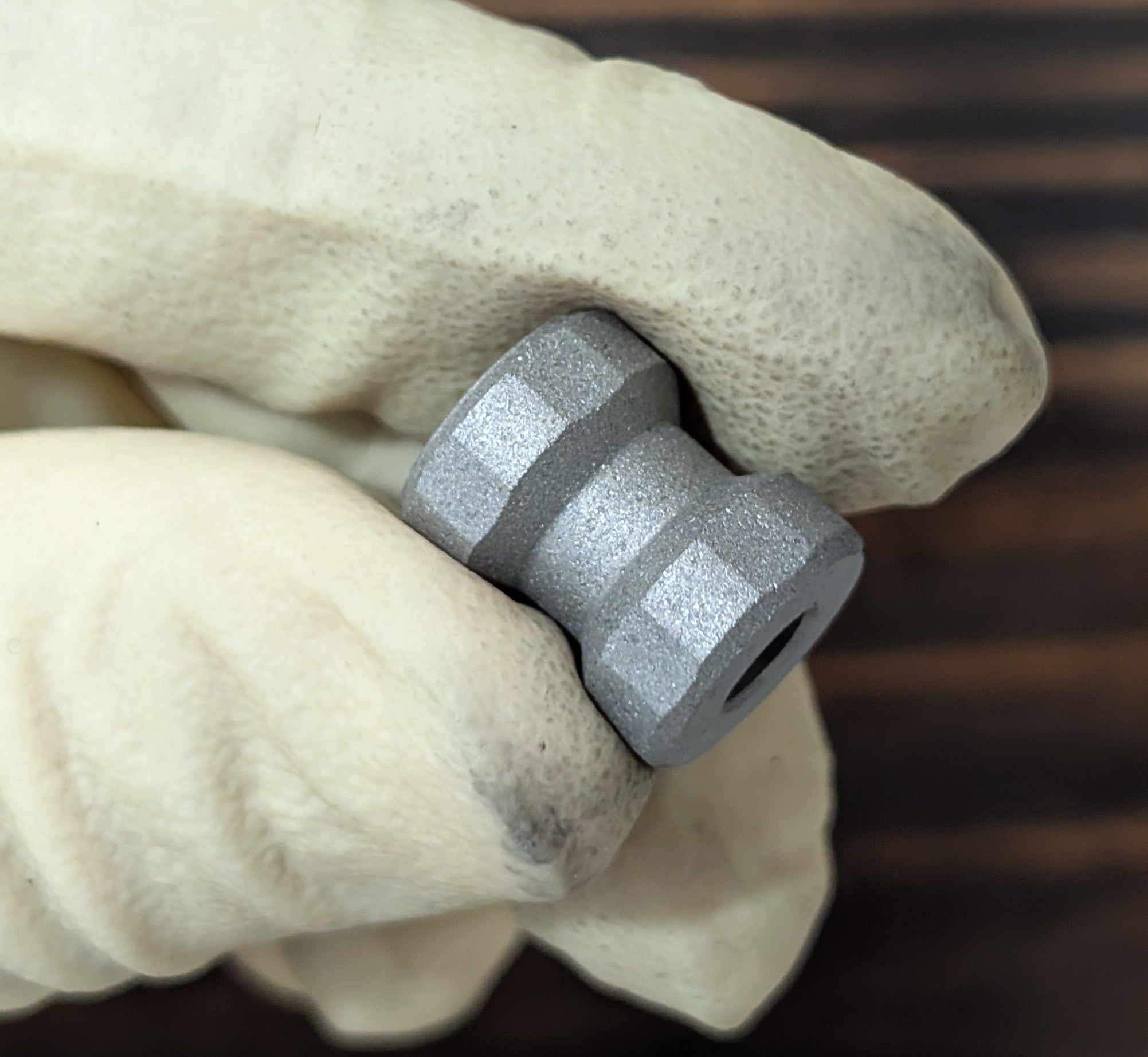 Hex Bowtie Titanium Paracord Bead