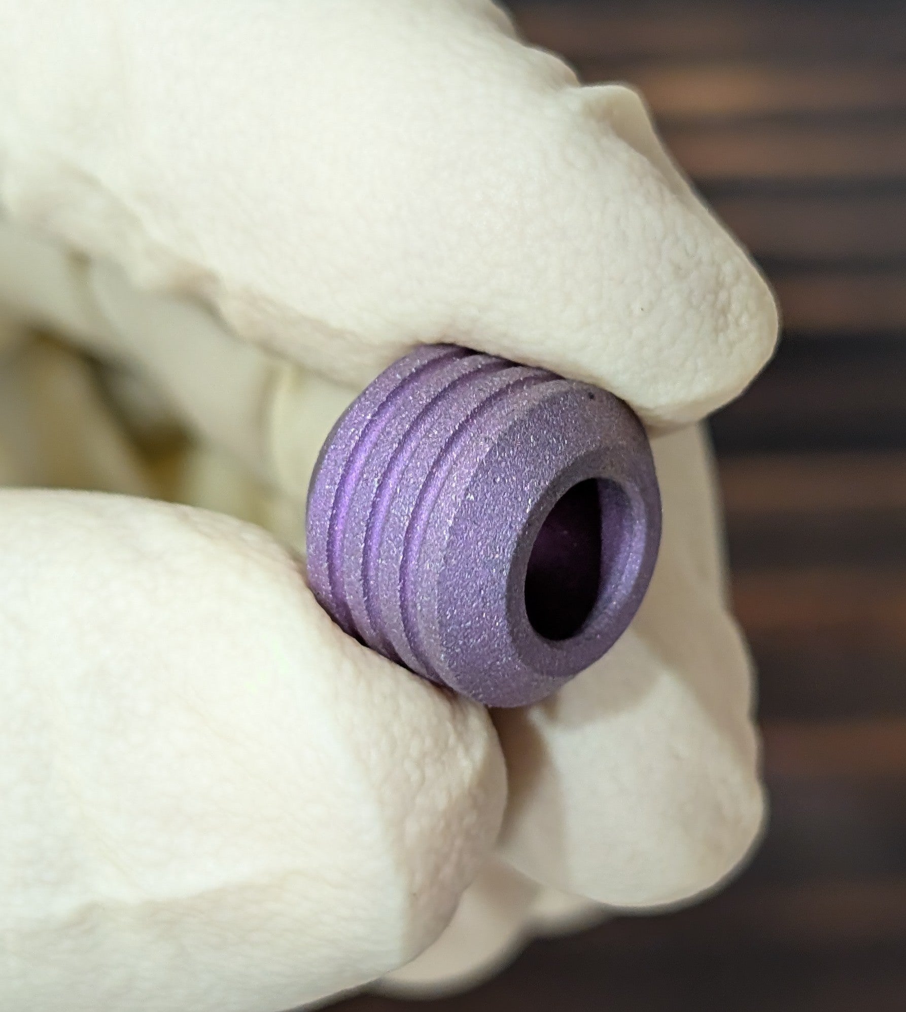 Triple stripe AXIS Titanium Paracord Bead