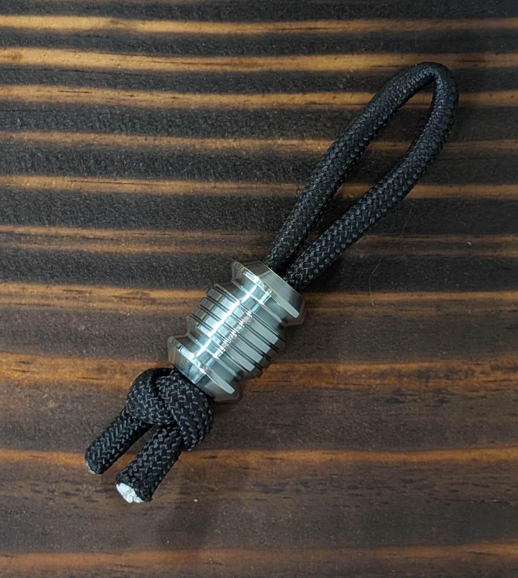 Candy Pattern Titanium Paracord Bead