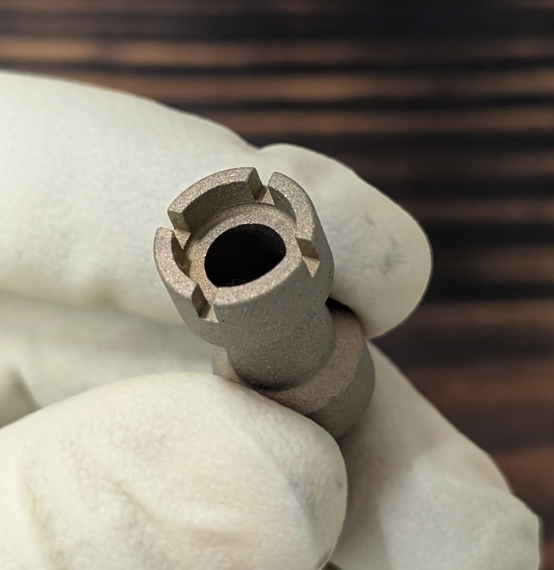 Chess Rook Titanium Paracord Bead