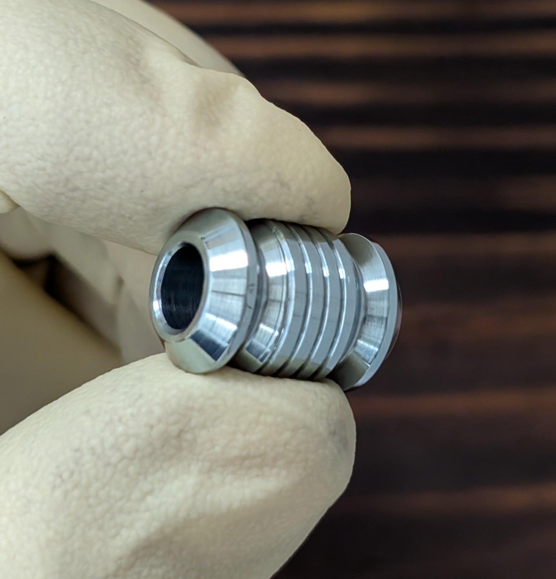 Candy Pattern Titanium Paracord Bead