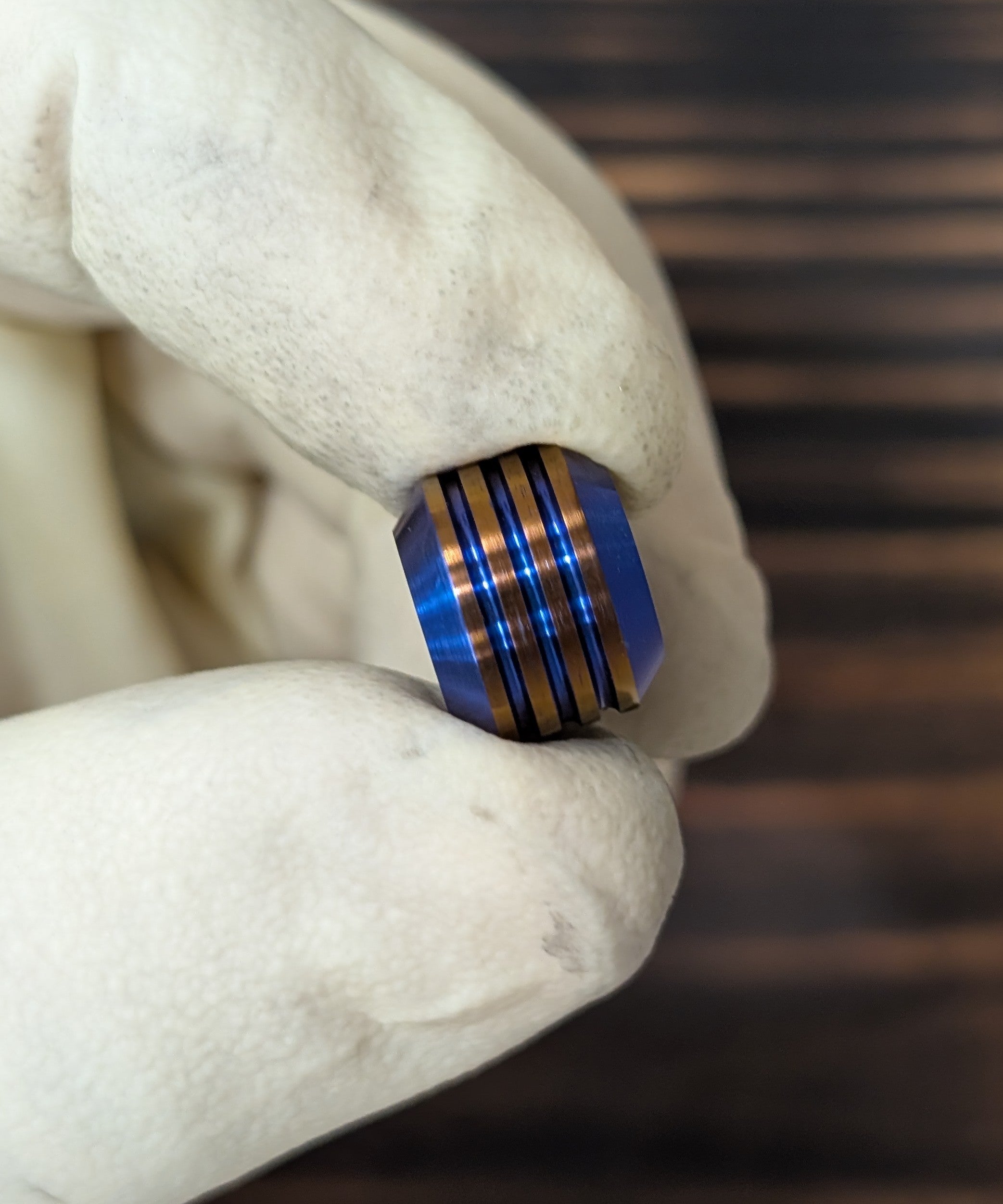 Triple Stripe AXIS Titanium Paracord Bead