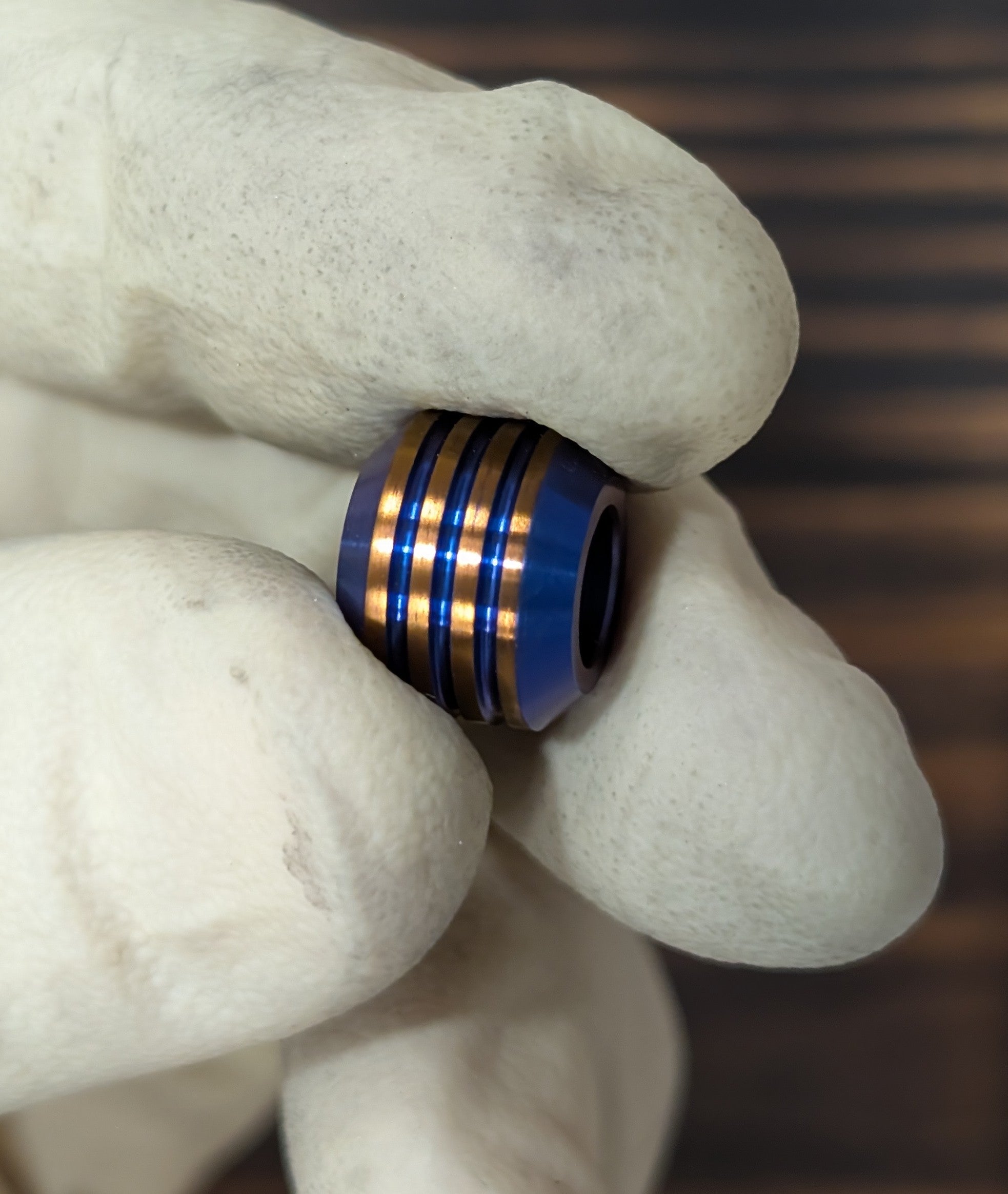 Triple Stripe AXIS Titanium Paracord Bead