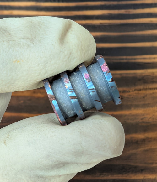 BATTLE-WORN REACTOR Titanium Paracord Bead