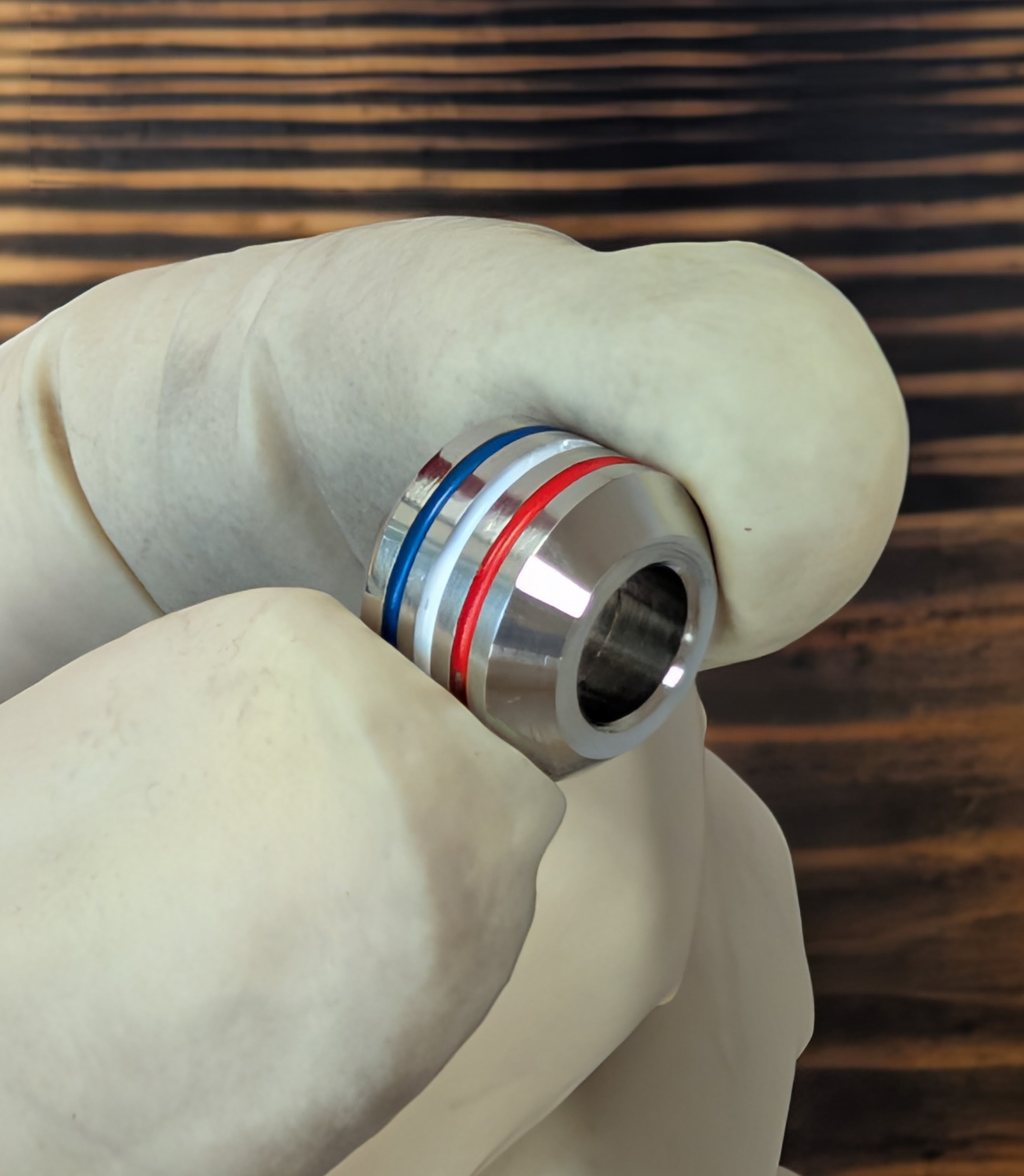 RED, WHITE, AND BLUE 250th ANNIVERSARY AXIS Bead CERAKOTE