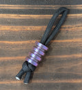 Grooved Titanium Paracord Bead