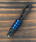 Grooved Titanium Paracord Bead